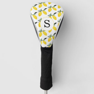 Lemon Citrus Monogram Golf Headcover