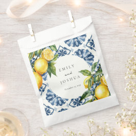 Lemon Citrus Positano Italienische Hochzeit Geschenktütchen