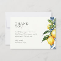 Lemon Citrus Positano Italienisches Brautparty