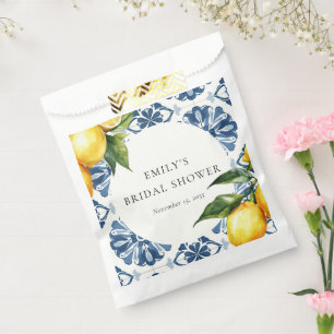 Lemon Citrus Positano Italienisches Brautparty Geschenktütchen