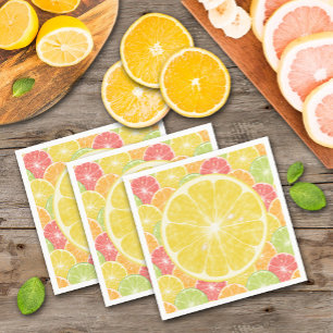 Lemon Citrus Slices Serviette