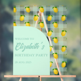 Lemon Citrus Summer Birthday Acrylschild