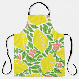 Lemon Citrus Summer Vintag Pattern Schürze
