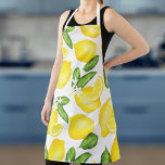 Lemon Citrus White Schürze<br><div class="desc">Die Lemon Citrus Schürze, Ihr ultimativer Begleiter in der Küche. Das ist nicht nur eine Schürze, es ist ein Symbol für Ihre Leidenschaft zum Kochen, ein Zeichen Ihres Stils, eine Erweiterung Ihrer kulinarischen Persönlichkeit. Das lebendige Zitronendesign ist nicht nur auffällig, es ist Ausdruck eines Lebensstils, ein Nicken an jene, die...</div>