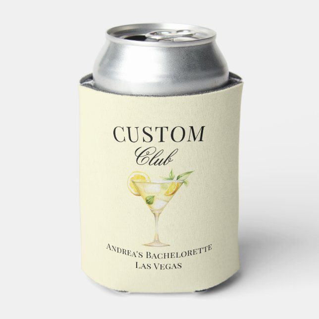 Lemon Cocktail Luxus Sozialklub Dosenkühler (Kanne Vorderseite)