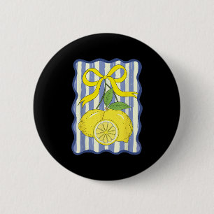 Lemon Coquette Bow Sommerferien Hawaii Beach Fa Button