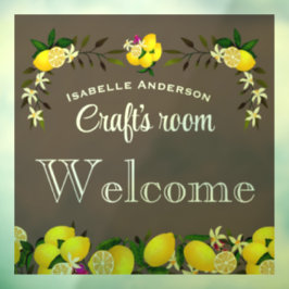 Lemon Craft Ash Gray Fensteraufkleber