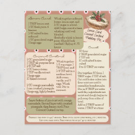 Lemon Curd Coconut Custard Pie Rezept Postkarte