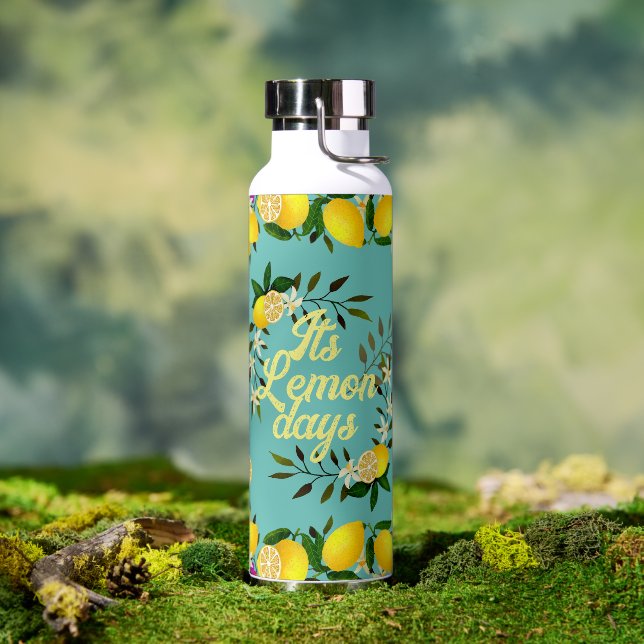 Lemon Days Aqua Trinkflasche (Außenbereich)