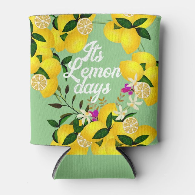 Lemon Days Green Dosenkühler (Vorderseite)