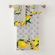 Lemon Days Motif Gray
