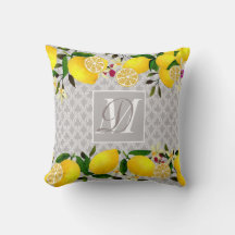 Lemon Days Motif Gray