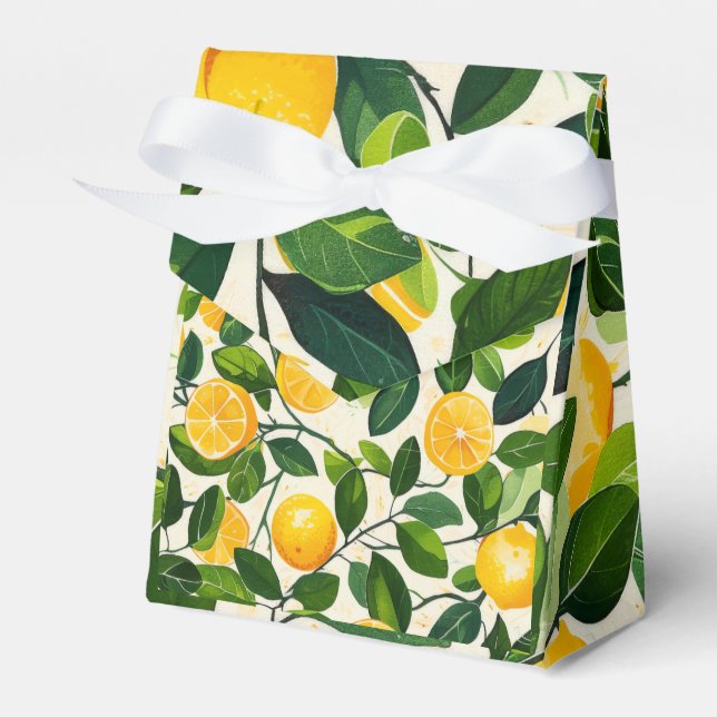 "Lemon Delight Leckerei Box" Geschenkschachtel (Vorderseite)