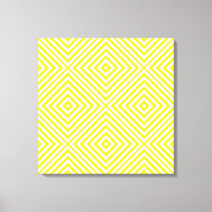 Lemon Diamond Zickzack @ Emporiomoffa Leinwanddruck