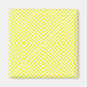 Lemon Diamond Zickzack Magnet
