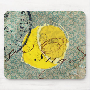 Lemon Digital Art Mousepad