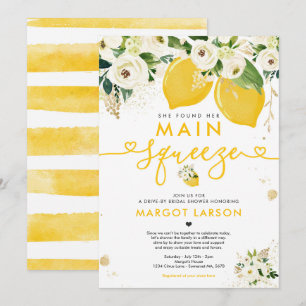 Lemon Drive by Brautparty Lemon Hauptpresse Einladung