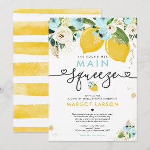 Lemon Drive by Brautparty Lemon Hauptpresse Einladung