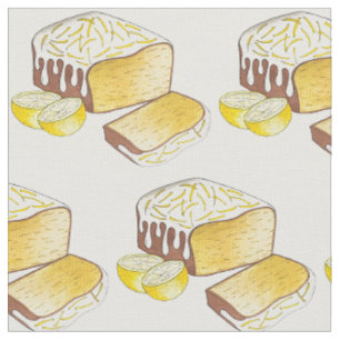 Lemon Drizzle Pund Cake Loaf Britisches Backfood Stoff