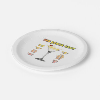 LEMON DROP MARTINI Cocktail Rezept Kunstpapier Pla Pappteller