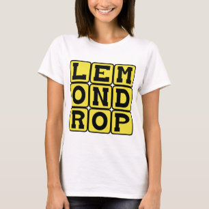 Lemon Drop, Zesty Cocktail T-Shirt