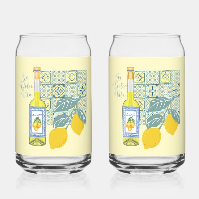 Lemon Farm Retro Dosenglas (Vorderseite)