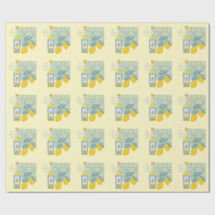 Lemon Farm Retro Geschenkpapier