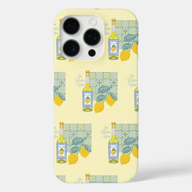 Lemon Farm Retro iPhone 16 Pro Hülle (Rückseite)