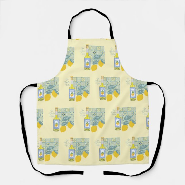 Lemon Farm Retro Schürze (Vorderseite)