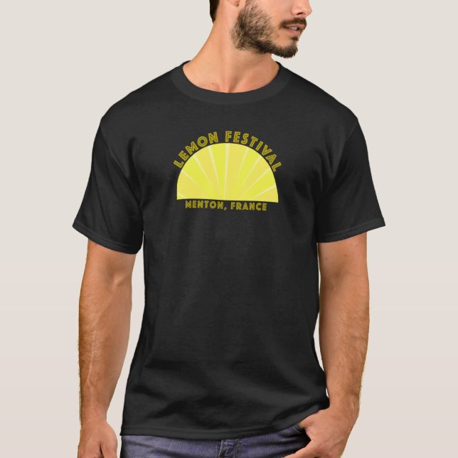 Lemon Festival Fete du Citron Menton France French T-Shirt (Vorderseite)