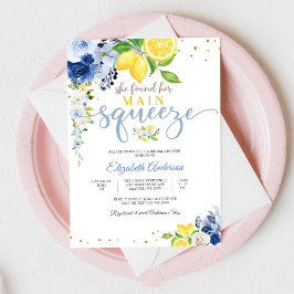 Lemon Floral Bridal Shower Invitation Einladung