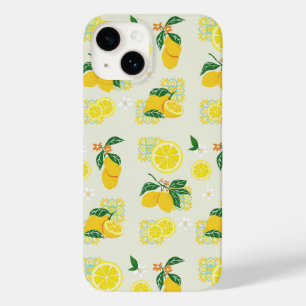 Lemon Floral Case-Mate iPhone 14 Hülle