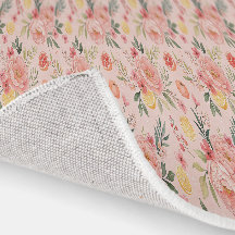 Lemon Floral rosa Peony rustikales Muster