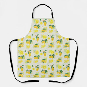 Lemon Floral Schürze