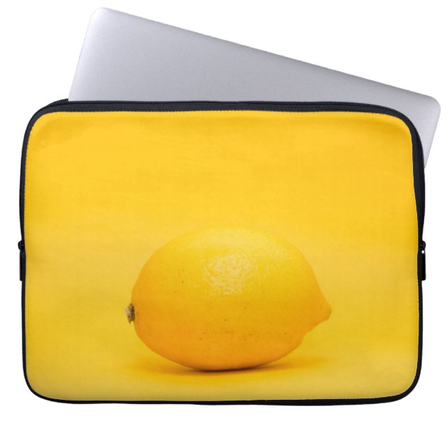 Lemon Foto Niedlich Design. Jetzt kaufen Laptopschutzhülle (Vorderseite)