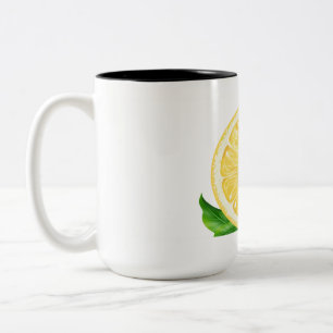 Lemon Frische Tage Zweifarbige Tasse