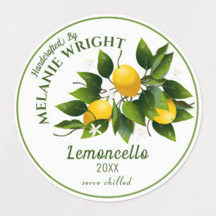 Lemon Fruchtkonserven Etiketten