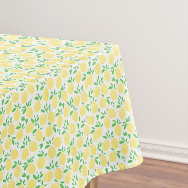 Lemon Fruit Citrus Rectangle Tischdecke (Beispiel)