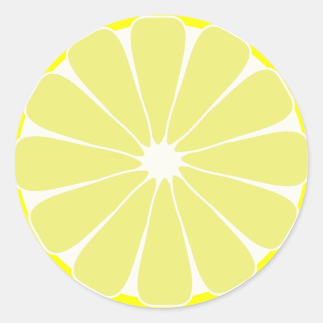 Lemon Fruit Stickers (Vorderseite)