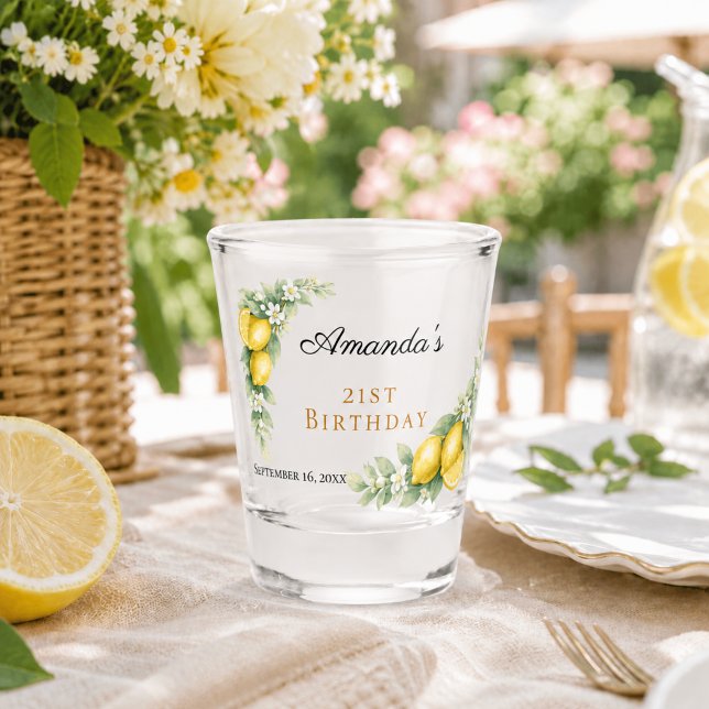 Lemon-Geburtstagsfeier Schnapsglas (Von Creator hochgeladen)