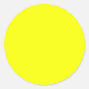 Lemon Gelbe Hintergrundfarbe anpassen! Runder Aufkleber