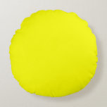 Lemon-Gelbes rundes Kissen (16")<br><div class="desc">Das ist für die Kissenliebhaber. Cool!</div>