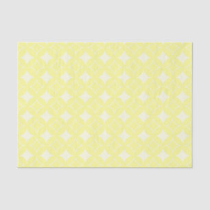 Lemon-gelbes Shippo-Muster Seidenpapier