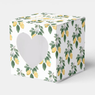 Lemon Girl Baby Shower Danke Geschenkschachtel