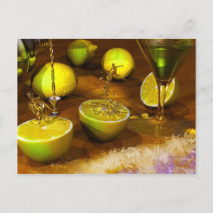 Lemon Girl Postkarte