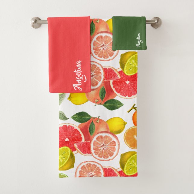 Lemon green pink citrus Pattern name (En situation)