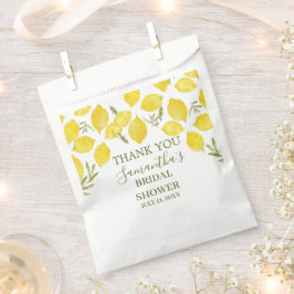 Lemon Greenery Italienisches Brautparty Geschenktütchen