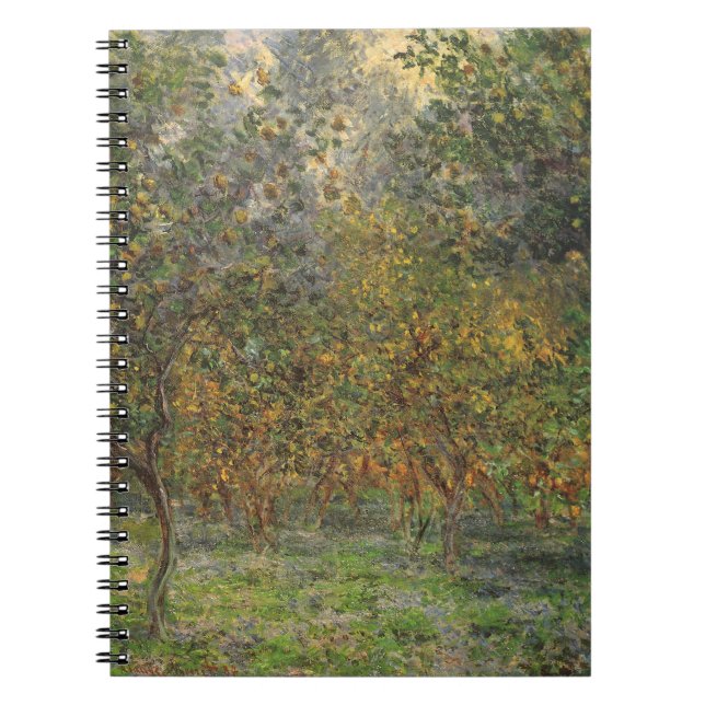 Lemon Grove in Bordighera von Claude Monet Notizblock (Vorderseite)