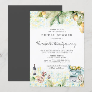 Lemon Grove Picnic Brautparty Einladung