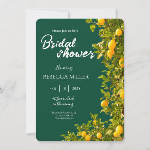 Lemon Grove Romance Brautdusche Einladung